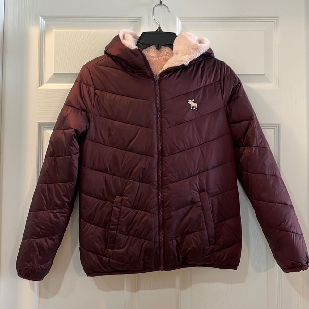 Abercrombie kids reversible coat, size 13/14